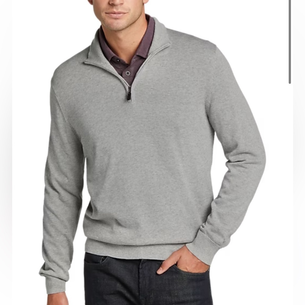 Jos. A. Bank Modern Fit 1/4 Zip Sweater
